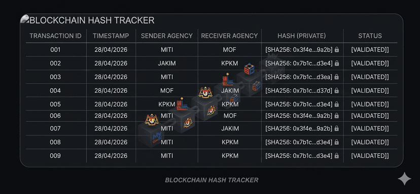 BLOCKCHAIN HASH TRACKER